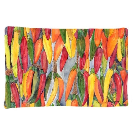 Carolines Treasures Carolines Treasures 8893PILLOWCASE 20.5 x 30 in. Hot Peppers Moisture Wicking Fabric Standard Pillow Case 8893PILLOWCASE